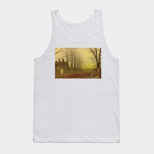 Autumn Glory by John Atkinson Grimshaw Tank Top